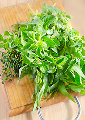 Image showing aroma greens