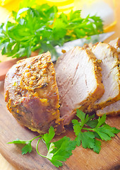 Image showing baked meat