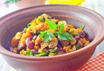 Image showing baked vegetables