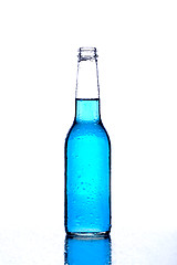 Image showing bottle blue on white