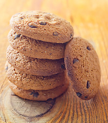 Image showing Cookies for christmas on the wooden board