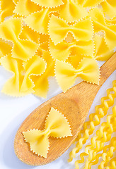 Image showing raw pasta