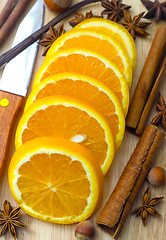 Image showing aroma spice and orange