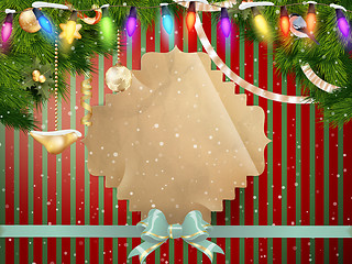 Image showing christmas background. EPS 10