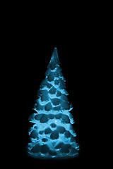 Image showing christmas tree from the plastic