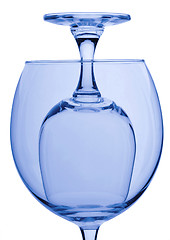 Image showing Two glasses isolated