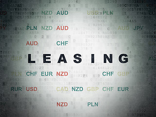 Image showing Finance concept: Leasing on Digital Paper background