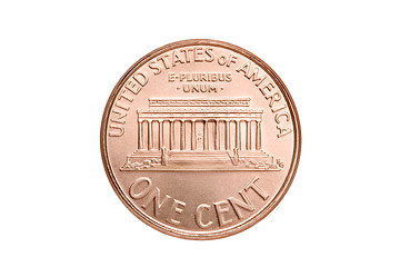 Image showing penny macro isolated