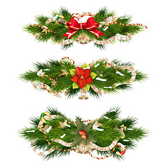 Image showing Delicate Christmas ornaments. EPS 10