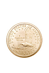 Image showing dollar coin isolated