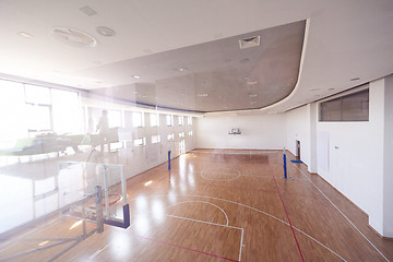 Image showing shool gym indoor