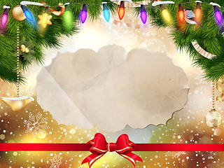 Image showing Christmas tree decoration. EPS 10
