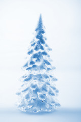 Image showing christmas tree from the plastic