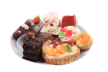 Image showing sweet desserts isolated 