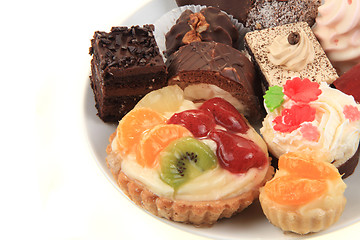 Image showing sweet desserts isolated 