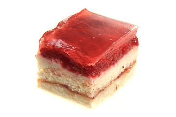 Image showing strawberry dessert isolated