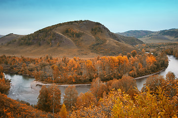 Image showing Autumn river