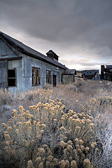 Image showing abandoned mine buildings in midwest