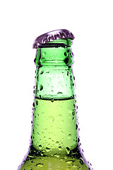 Image showing beer bottle isolated on white