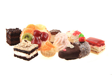 Image showing sweet desserts isolated 