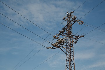 Image showing electric lines