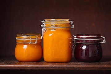 Image showing Jars of Jam