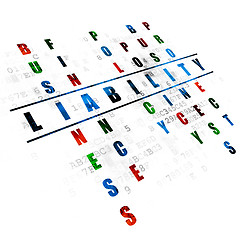 Image showing Insurance concept: Liability in Crossword Puzzle