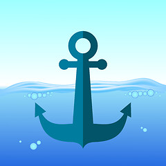 Image showing Sea Metal Anchor