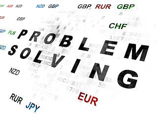 Image showing Finance concept: Problem Solving on Digital background
