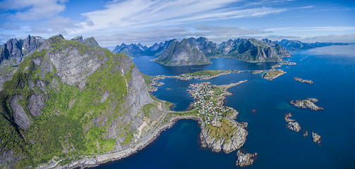 Image showing Reine panorama