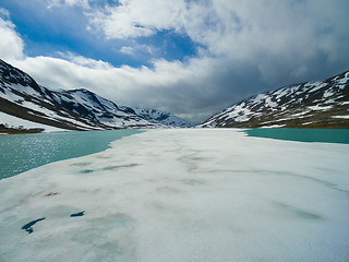 Image showing Ice on lake