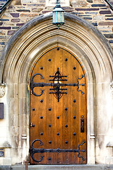 Image showing Antique wooden door