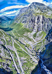 Image showing Trollstigen road