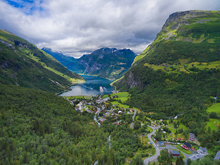 Image showing Geiranger