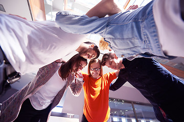 Image showing happy students celebrate