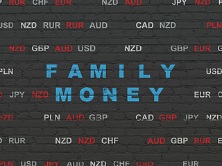 Image showing Banking concept: Family Money on wall background