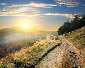 Image showing Road in the morning