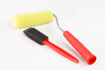 Image showing Foam Paint brush