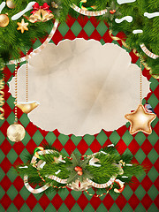 Image showing Xmas greeting card