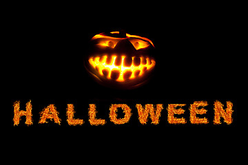 Image showing Halloween pumpkin