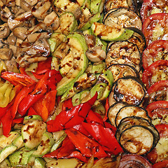 Image showing Grilled Vegetables