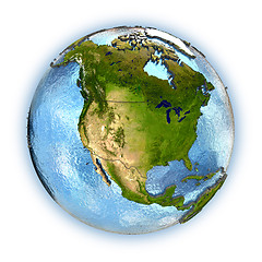 Image showing North America