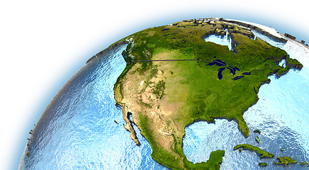 Image showing North America