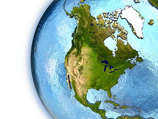 Image showing North America