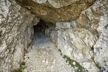 Image showing Tunnel in stone