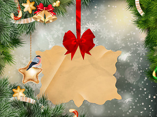 Image showing Holidays illustration Card. EPS 10