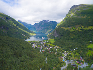 Image showing Geiranger