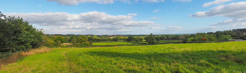 Image showing English countryside of Tanworth in Arden