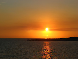 Image showing Provence sunset