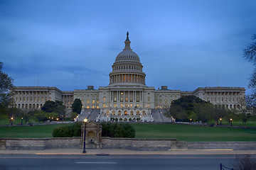 Image showing US Congress at Dusk